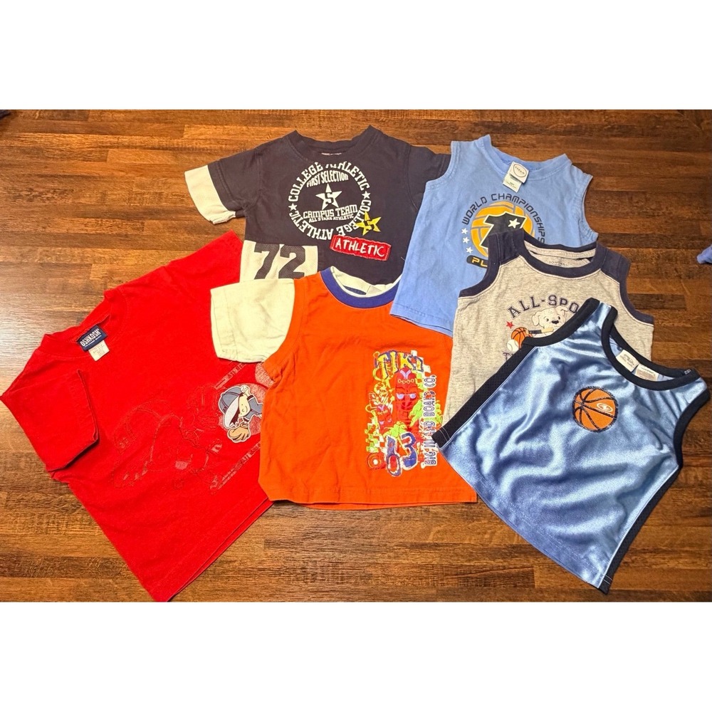 Bundle of vintage Y2K sports themed shorts.  Size 18 months.  Osh kosh.